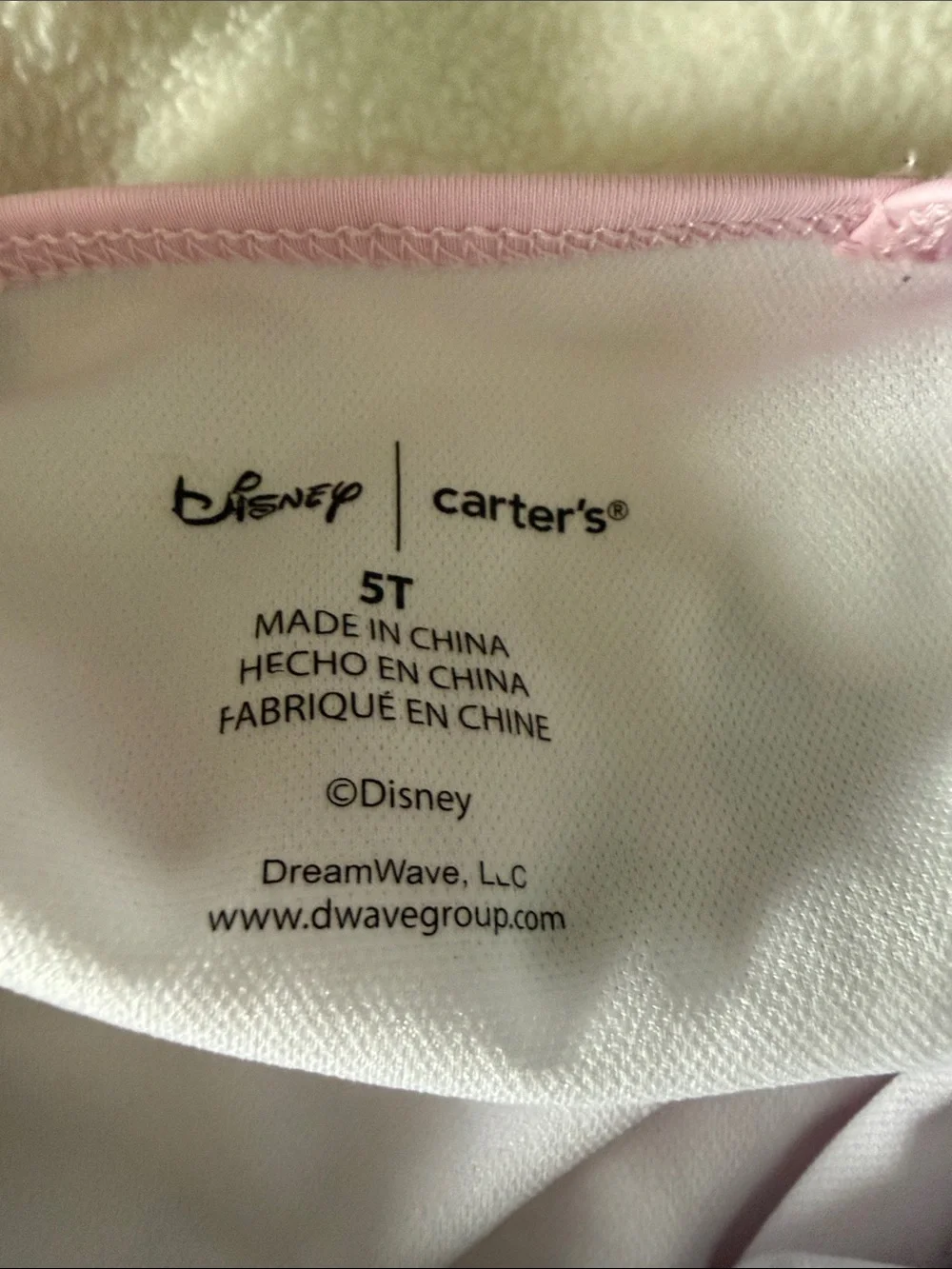 Carter's Pink Minnie Mouse One-Piece Swimsuit